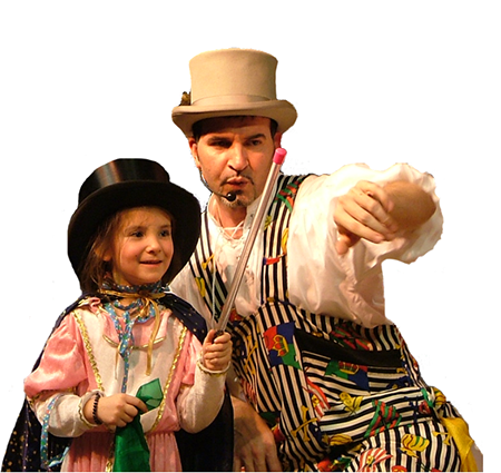 Als Kinderzauberer und Zauberclown auf Kindergeburtstagen ist der Trickkünstler Michael Fasiloglu für die Kinder ein Magier und Spaßmacher.
